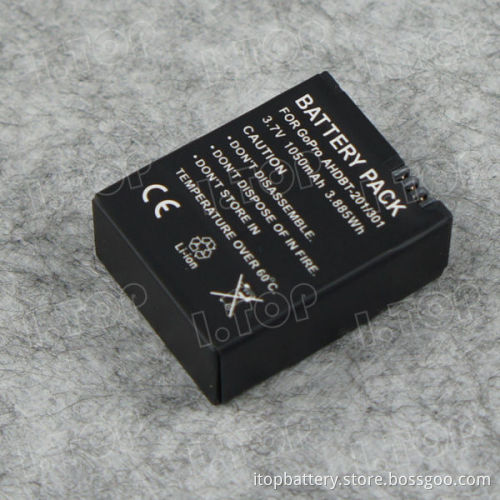 Hot selling Battery for Gopro Hero AHDBT-201, AHDBT-301,AHDBT-001 , made in China